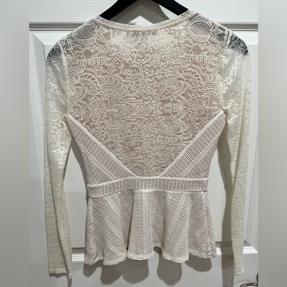 BCBGMaxAzaria, Peplum Blouse - Picture 7 of 9